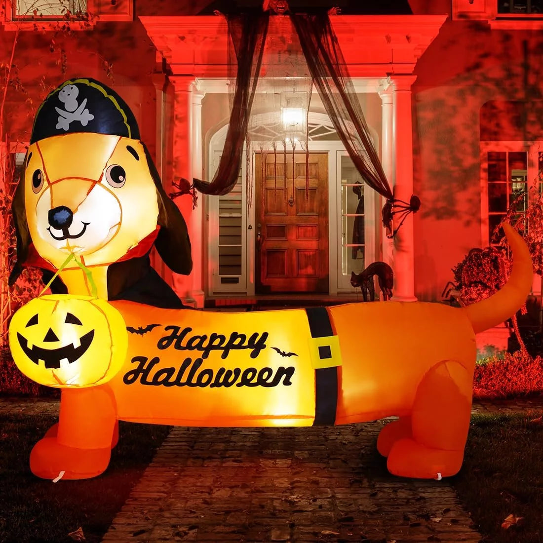  5 FT Halloween Dogwith Built-In Lights