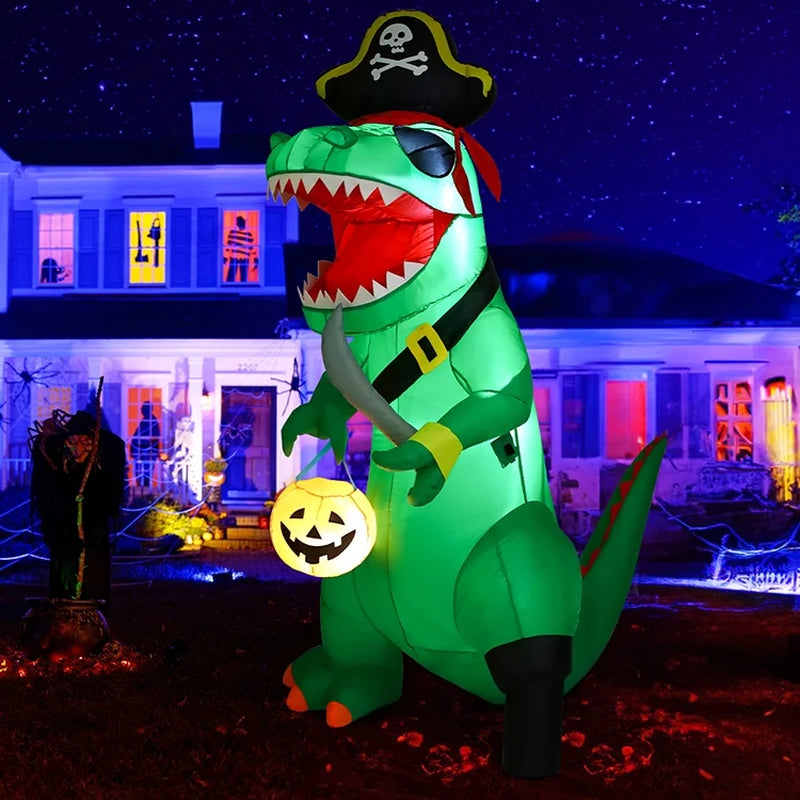 7FT  Halloween Dinosaur Inflatable