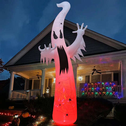  11.8 FT Inflatable Halloween Ghost, with LED Lights