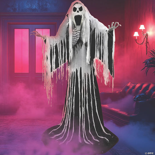 Unleash Frightening Fun with the 7-Foot Animated Towering Wailing Soul Halloween Decoration